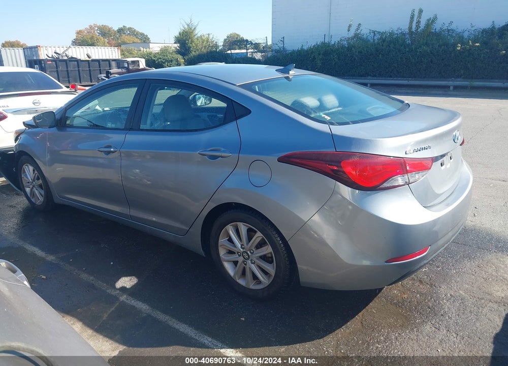 2015 HYUNDAI ELANTRA SE VIN: KMHDH4AE9FU420512