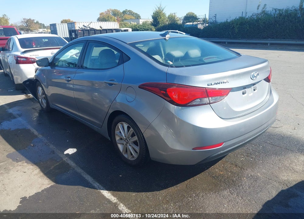 2015 HYUNDAI ELANTRA SE VIN: KMHDH4AE9FU420512