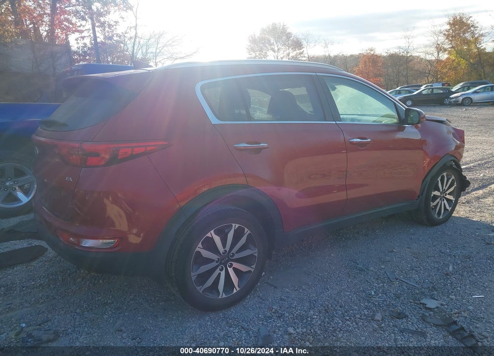 2017 KIA SPORTAGE EX VIN: KNDPN3AC6H7168156