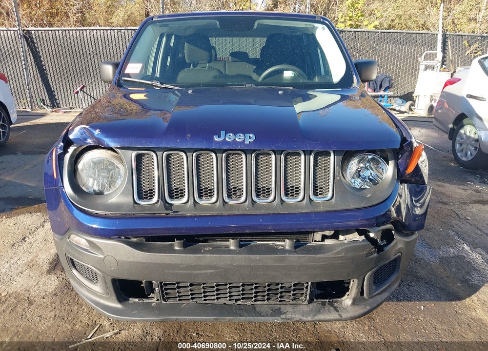 2016 JEEP RENEGADE SPORT VIN: ZACCJBAT1GPE09742