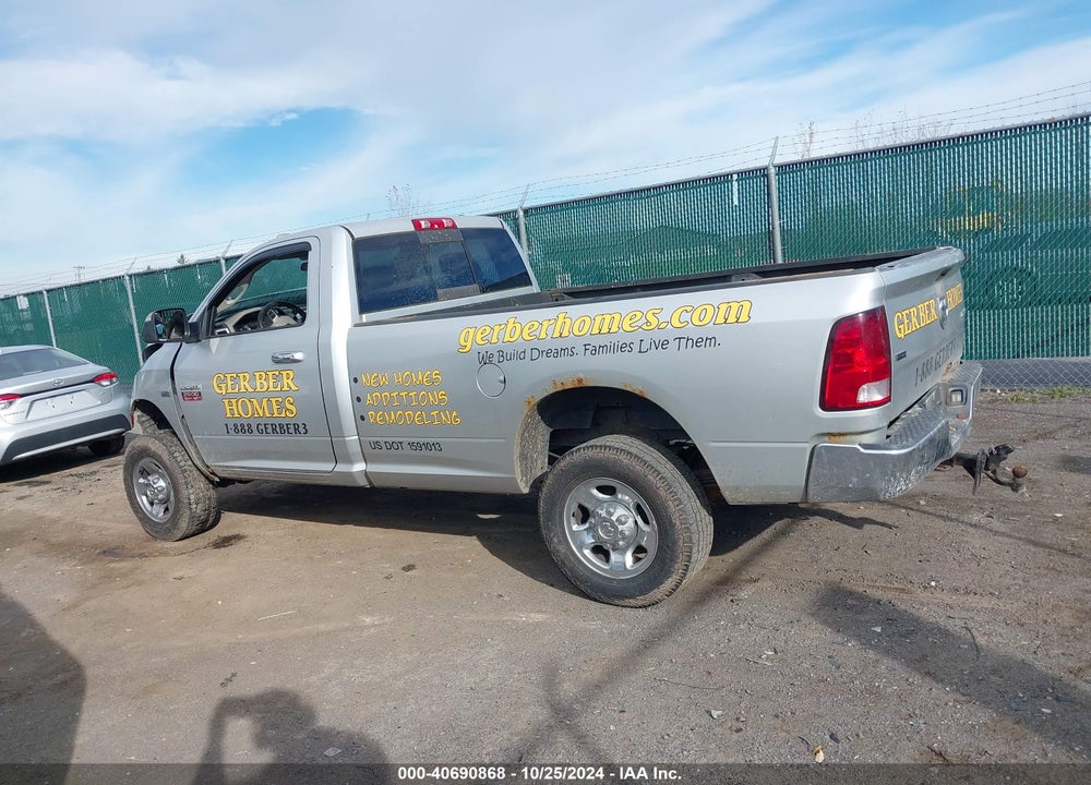 2011 RAM 2500 SLT VIN: 3D7LT2ET1BG538990