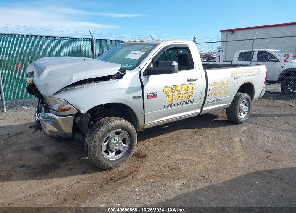 2011 RAM 2500 SLT VIN: 3D7LT2ET1BG538990