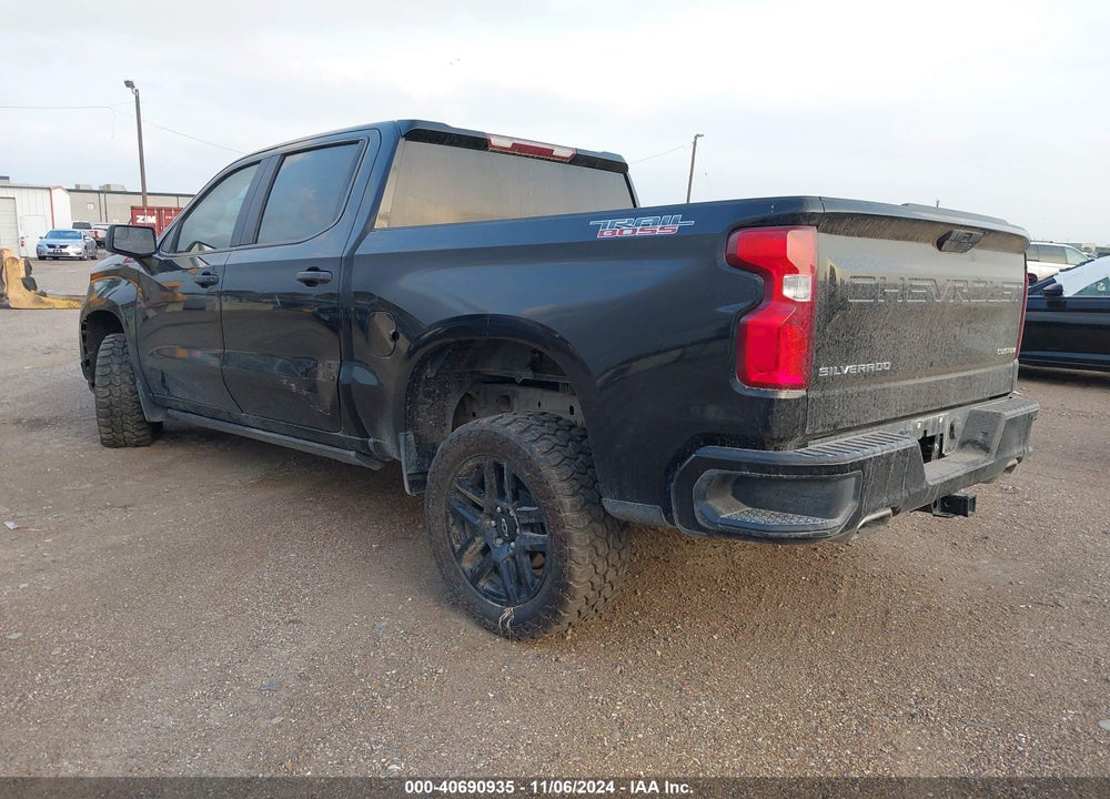 2021 CHEVROLET SILVERADO 1500 4WD SHORT BED CUSTOM TRAIL BOSS VIN: 1GCPYCEF2MZ391353