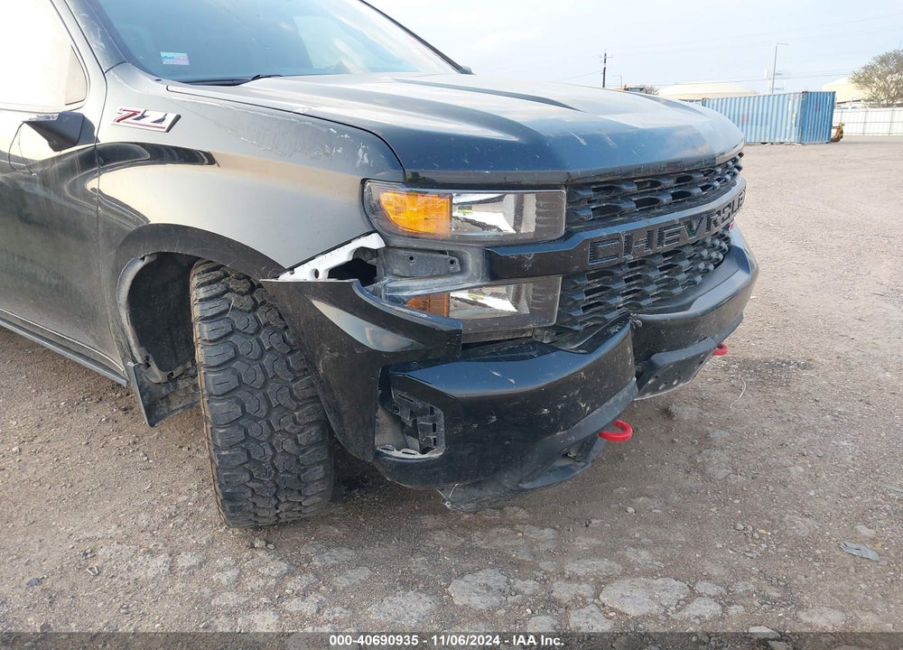 2021 CHEVROLET SILVERADO 1500 4WD SHORT BED CUSTOM TRAIL BOSS VIN: 1GCPYCEF2MZ391353