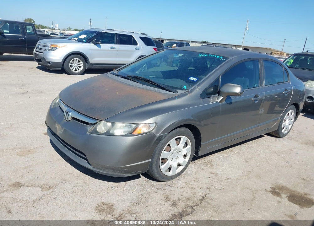 2008 HONDA CIVIC LX VIN: 2HGFA16588H354468