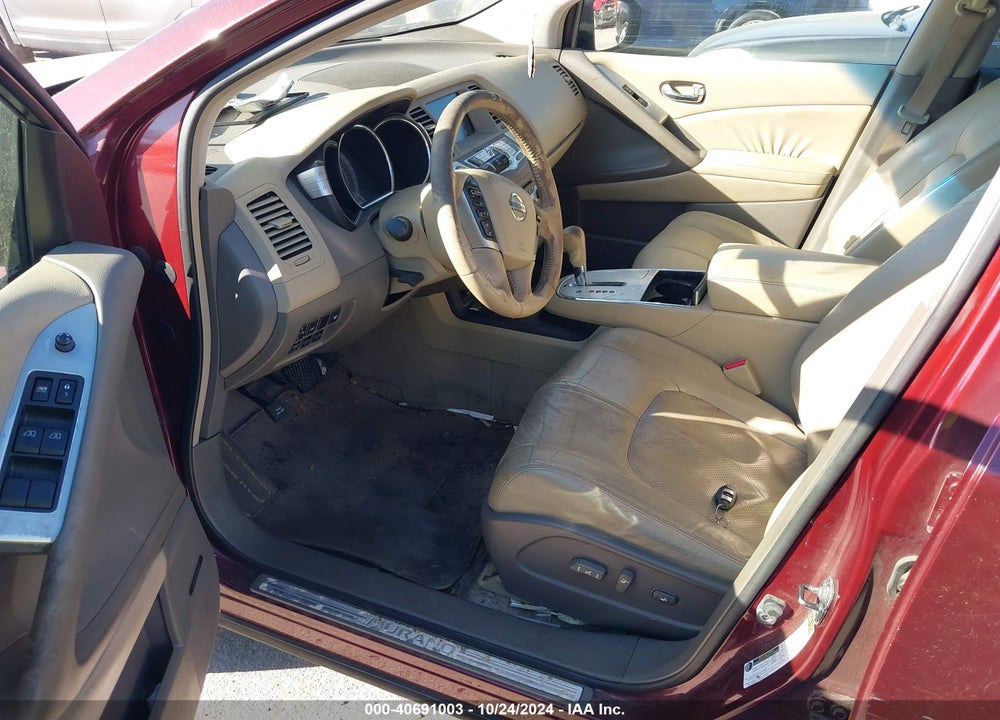 2009 NISSAN MURANO SL VIN: JN8AZ18W19W157396