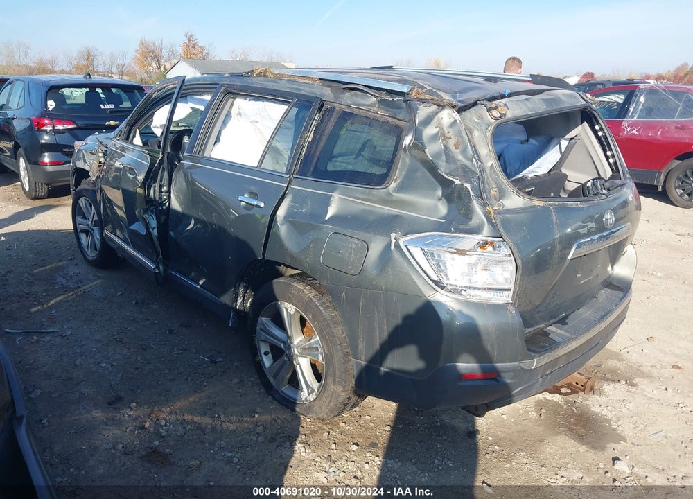 2012 TOYOTA HIGHLANDER LIMITED V6 VIN: 5TDDK3EH5CS126660