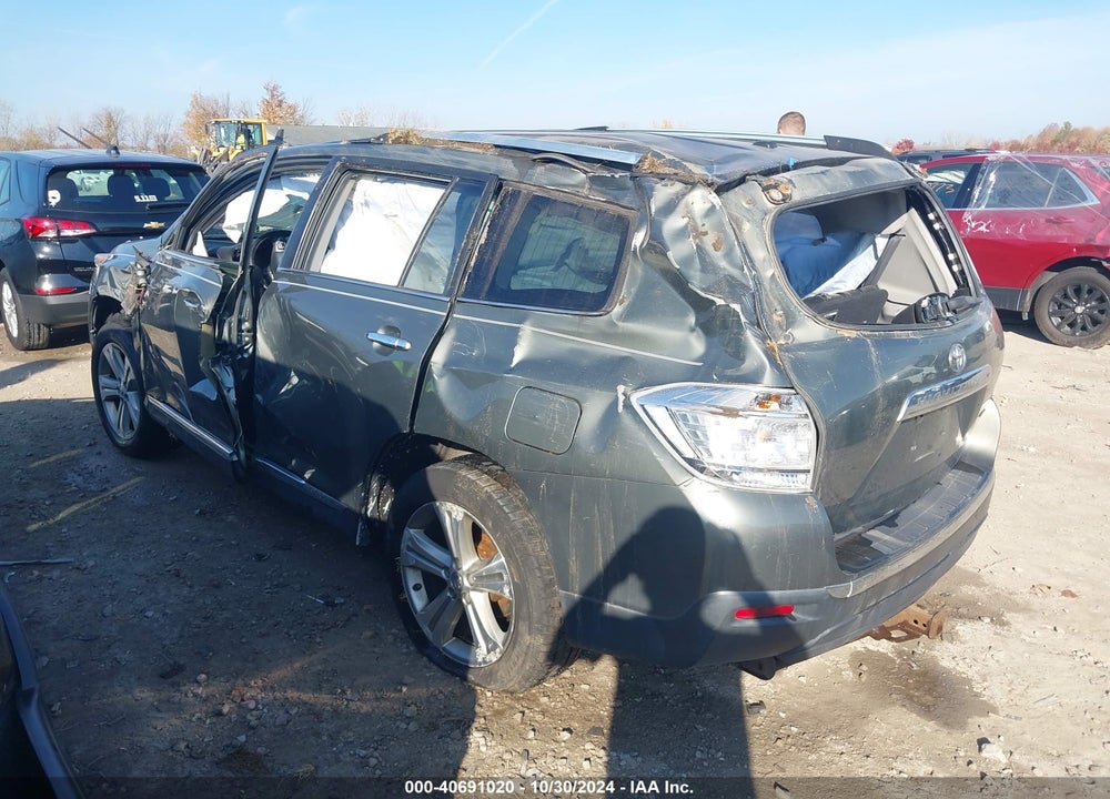2012 TOYOTA HIGHLANDER LIMITED V6 VIN: 5TDDK3EH5CS126660