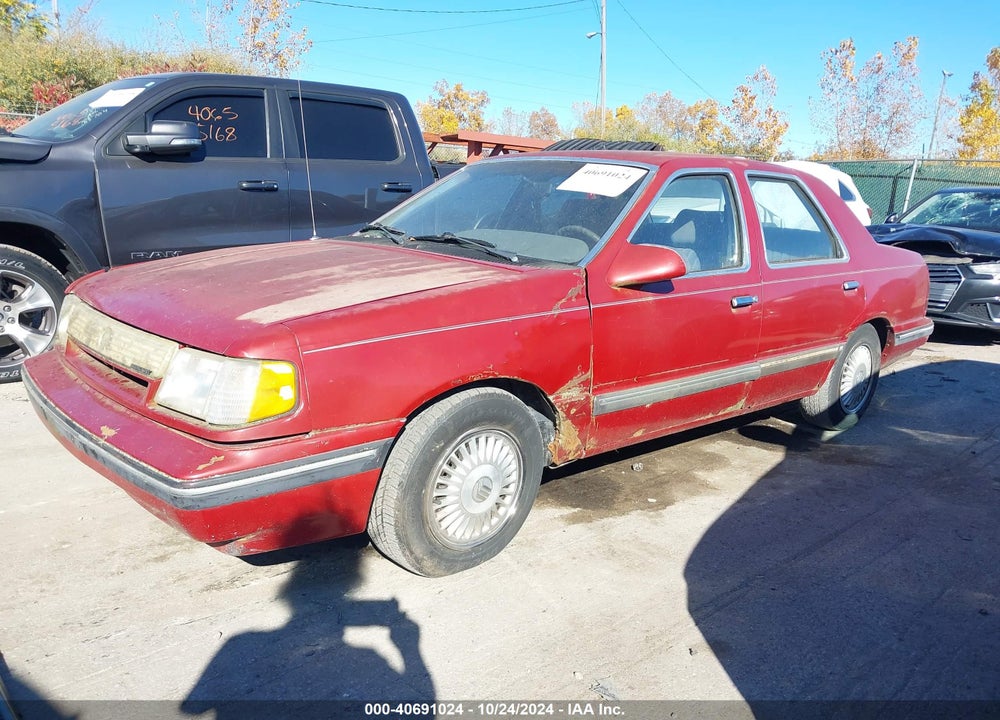 1986 MERCURY TOPAZ GS VIN: 1MEBP75X2GK625807