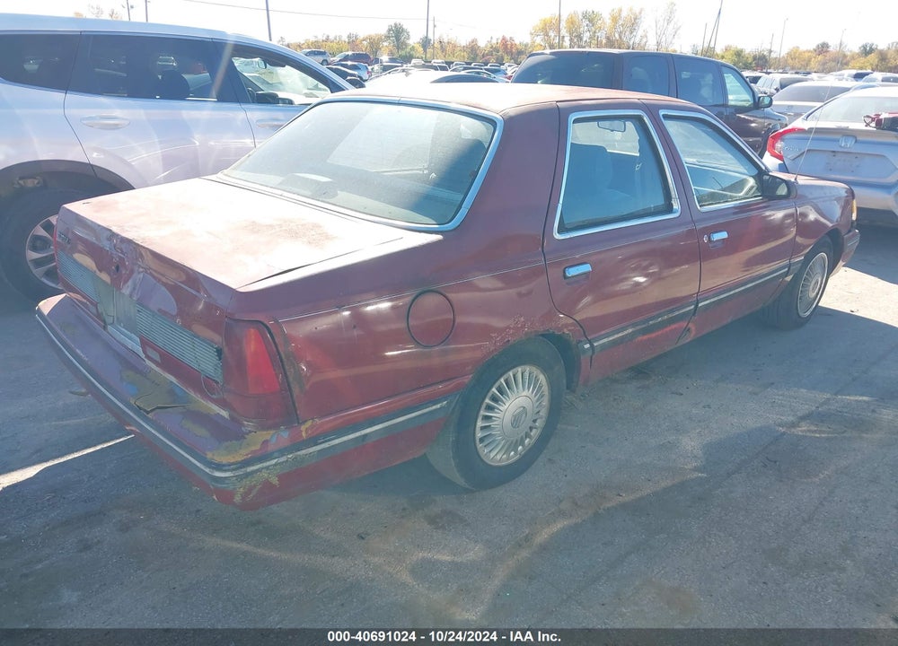 1986 MERCURY TOPAZ GS VIN: 1MEBP75X2GK625807