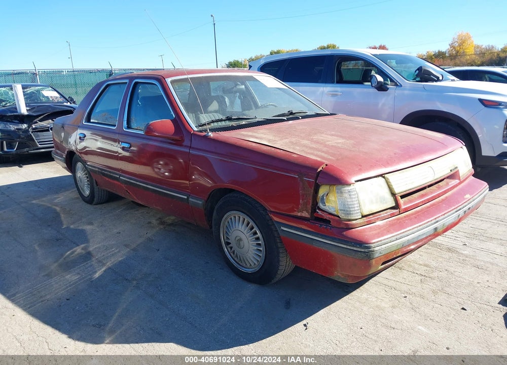 1986 MERCURY TOPAZ GS VIN: 1MEBP75X2GK625807