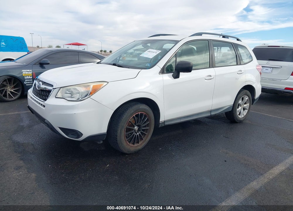 2015 SUBARU FORESTER 2.5I VIN: JF2SJABC4FH549893