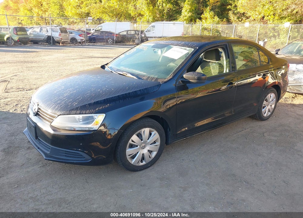 2012 VOLKSWAGEN JETTA 2.0L S VIN: 3VW2K7AJ7CM391892
