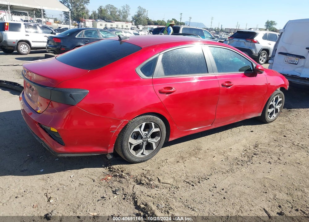 2021 KIA FORTE LXS VIN: 3KPF24AD9ME395547