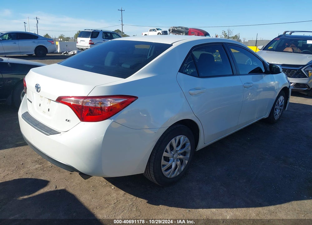 2019 TOYOTA COROLLA LE VIN: 5YFBURHE5KP946167