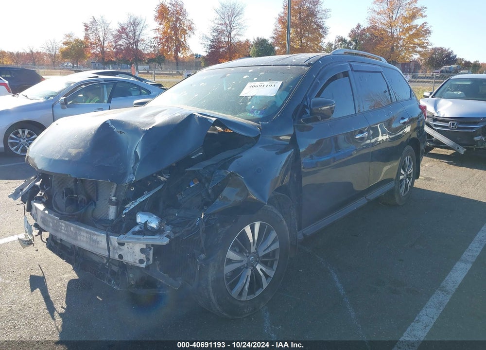 2017 NISSAN PATHFINDER S VIN: 5N1DR2MM8HC912185