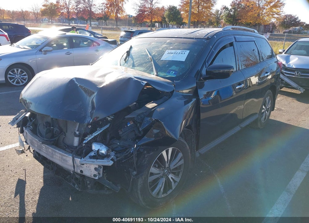 2017 NISSAN PATHFINDER S VIN: 5N1DR2MM8HC912185