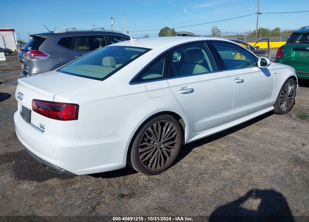 2016 AUDI A6 2.0T PREMIUM PLUS VIN: WAUGFAFC3GN168889
