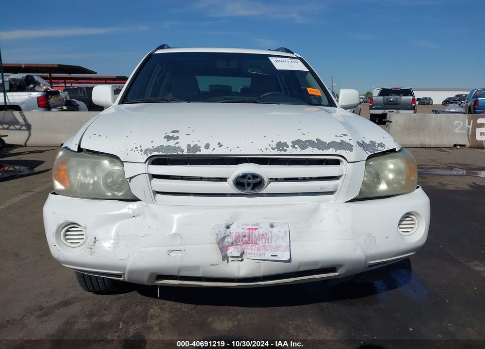 2005 TOYOTA HIGHLANDER V6 VIN: JTEDP21A750062997