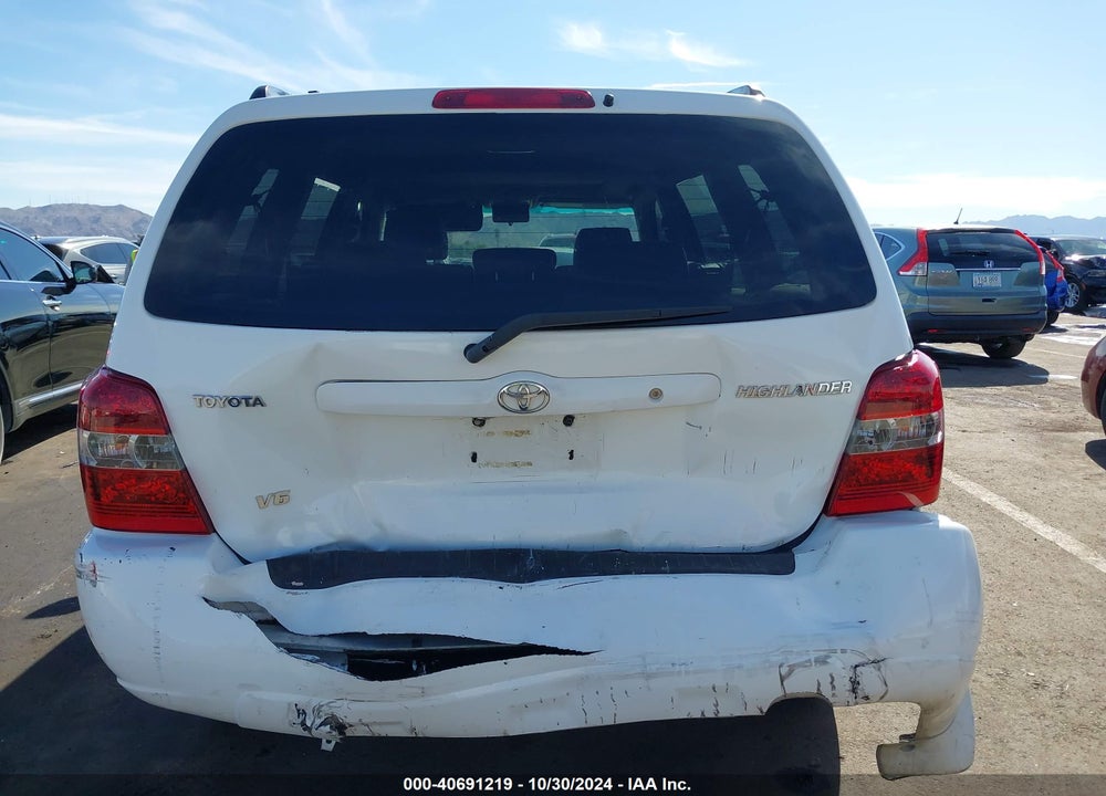 2005 TOYOTA HIGHLANDER V6 VIN: JTEDP21A750062997