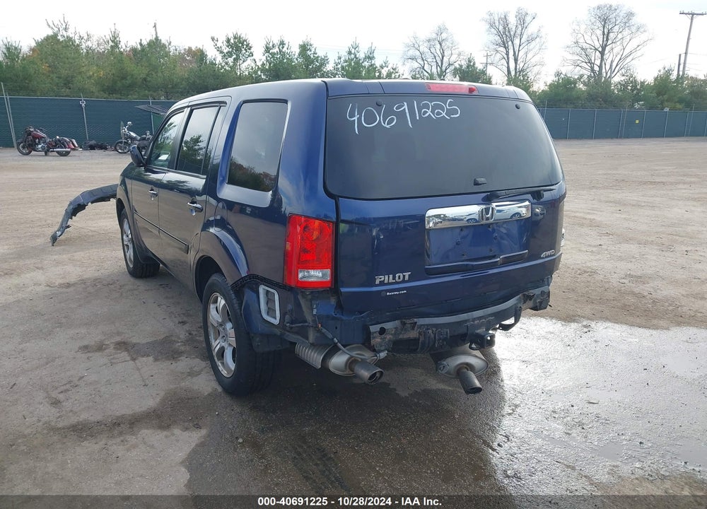 2014 HONDA PILOT EX-L VIN: 5FNYF4H76EB012110