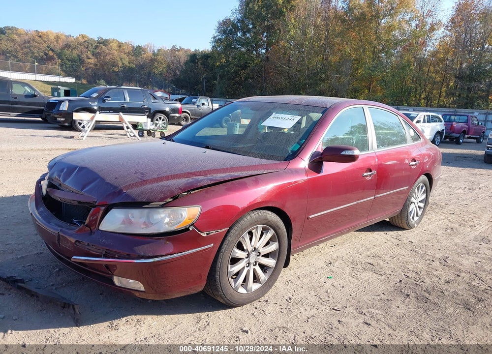 2009 HYUNDAI AZERA LIMITED VIN: KMHFC46F19A358635