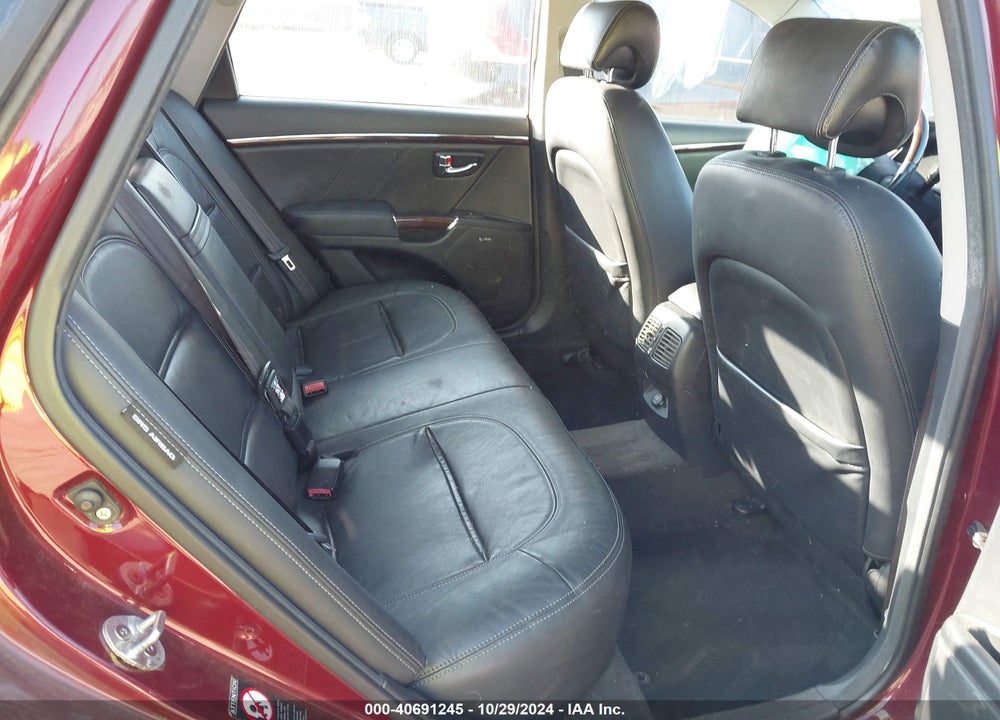 2009 HYUNDAI AZERA LIMITED VIN: KMHFC46F19A358635