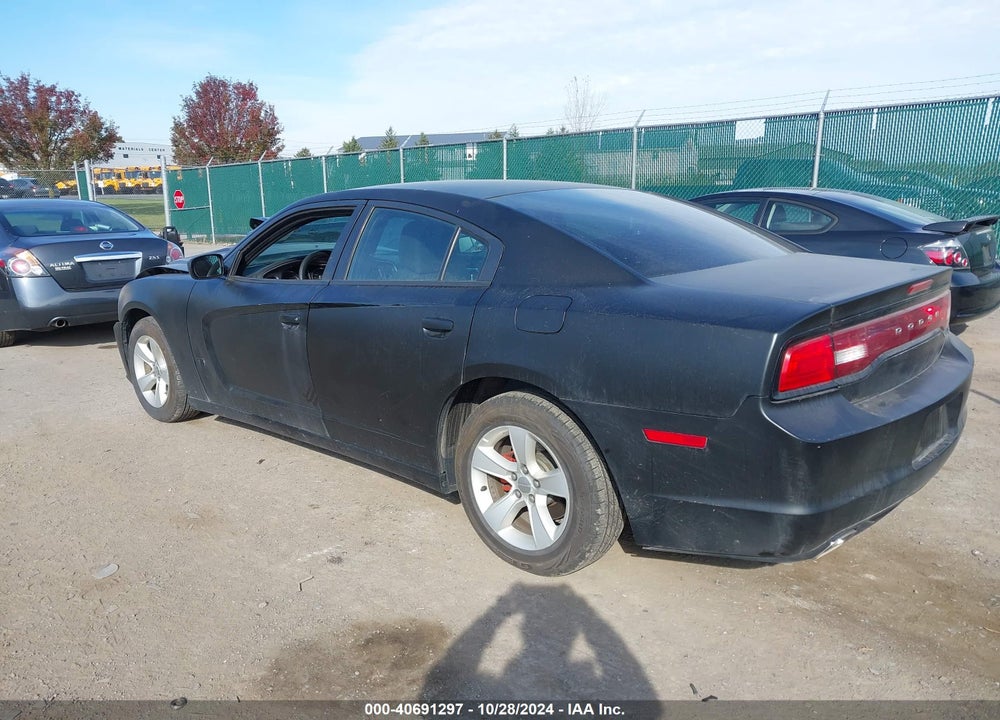 2013 DODGE CHARGER SE VIN: 2C3CDXBG7DH539208