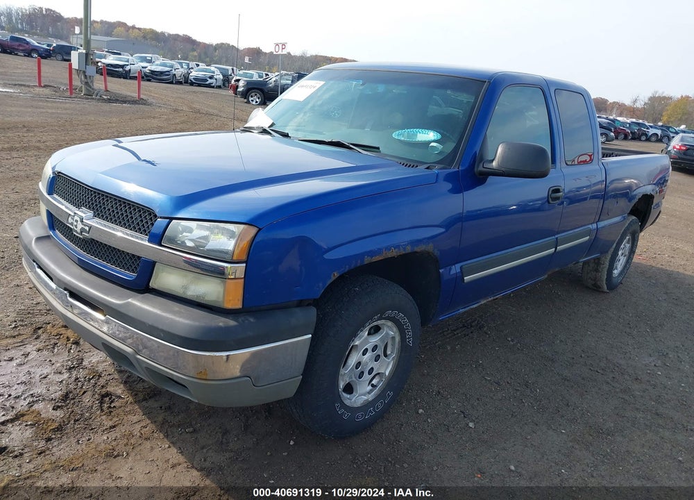 2003 CHEVROLET SILVERADO 1500 LS VIN: 1GCEK19T63E285393