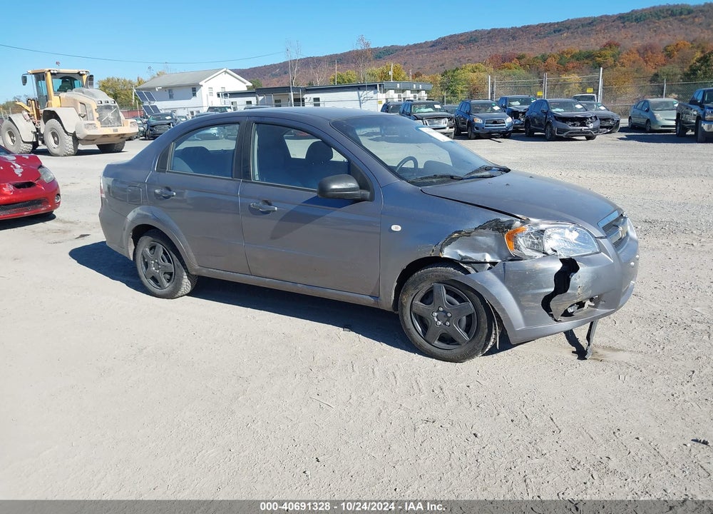 2007 CHEVROLET AVEO LS VIN: KL1TD56687B188332