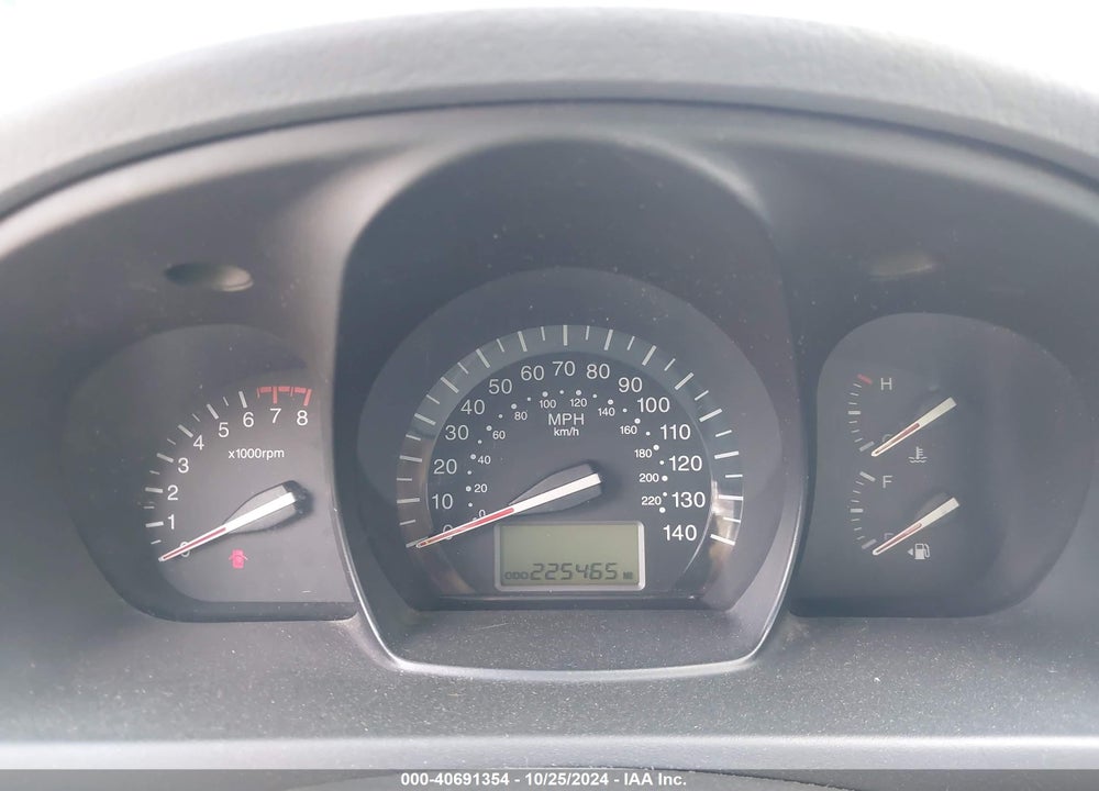 2008 KIA SPECTRA EX VIN: KNAFE121085554092