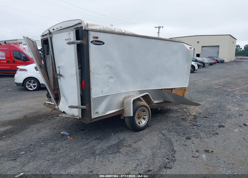 1996 LEONARD ENCLOSED UTILITY TRA VIN: 58ABA1X1005570