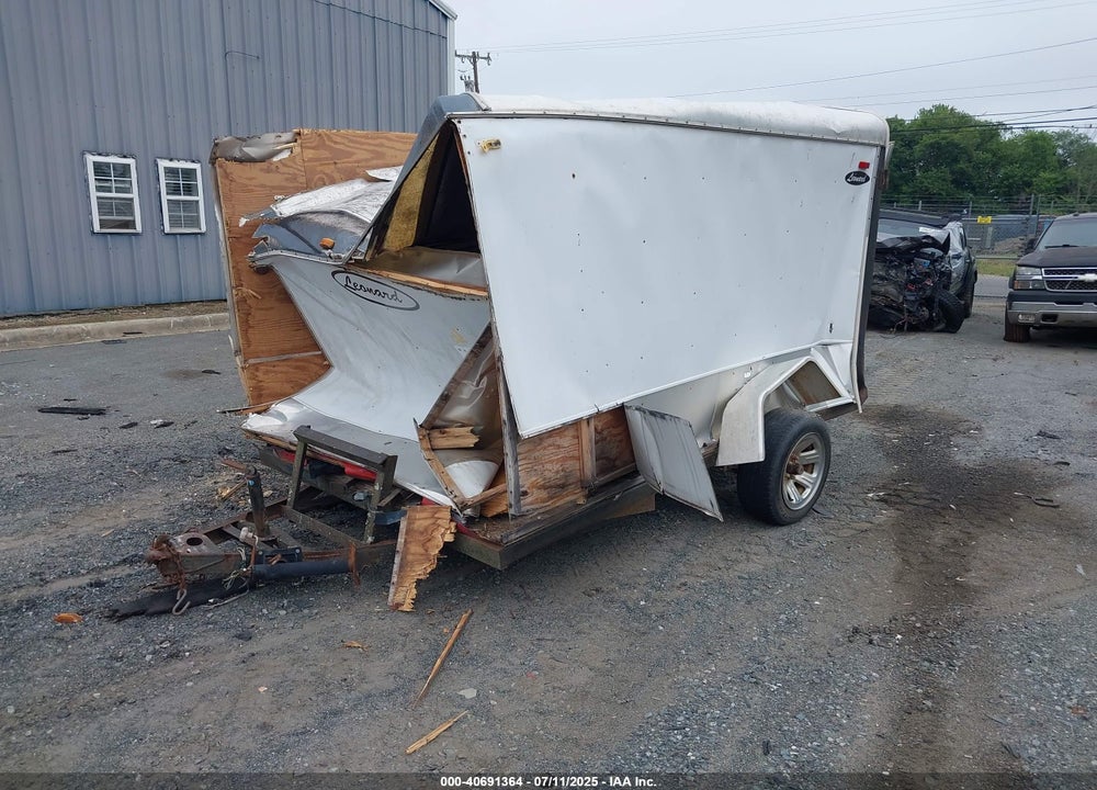 1996 LEONARD ENCLOSED UTILITY TRA VIN: 58ABA1X1005570