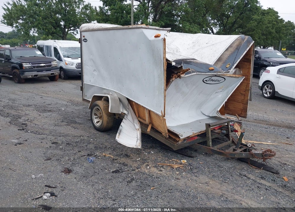 1996 LEONARD ENCLOSED UTILITY TRA VIN: 58ABA1X1005570