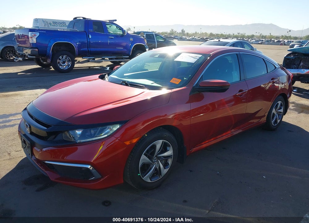 2019 HONDA CIVIC LX VIN: 19XFC2F62KE215317