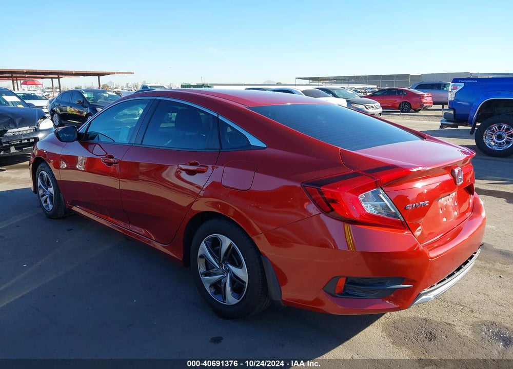 2019 HONDA CIVIC LX VIN: 19XFC2F62KE215317