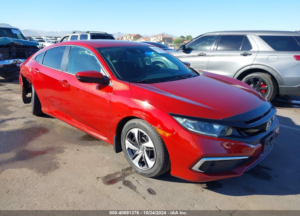 2019 HONDA CIVIC LX VIN: 19XFC2F62KE215317