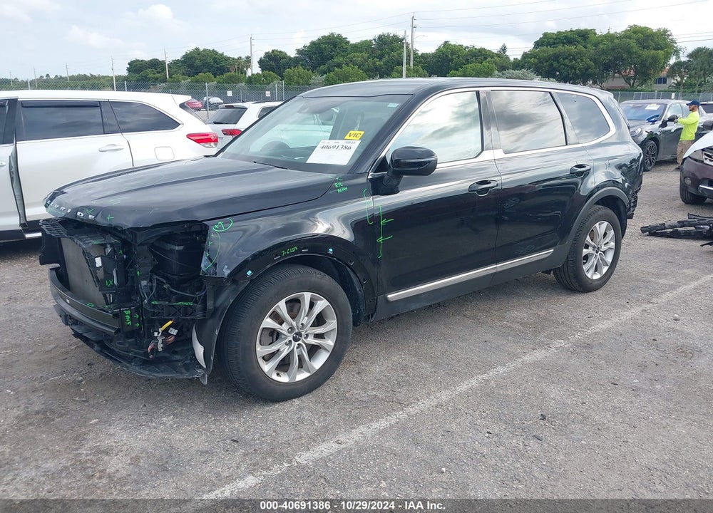 2022 KIA TELLURIDE LX VIN: 5XYP24HC1NG236317