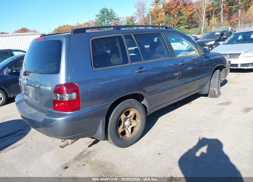 2006 TOYOTA HIGHLANDER VIN: JTEHD21A260043852