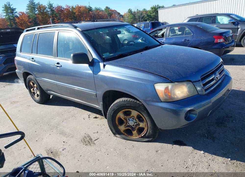 2006 TOYOTA HIGHLANDER VIN: JTEHD21A260043852
