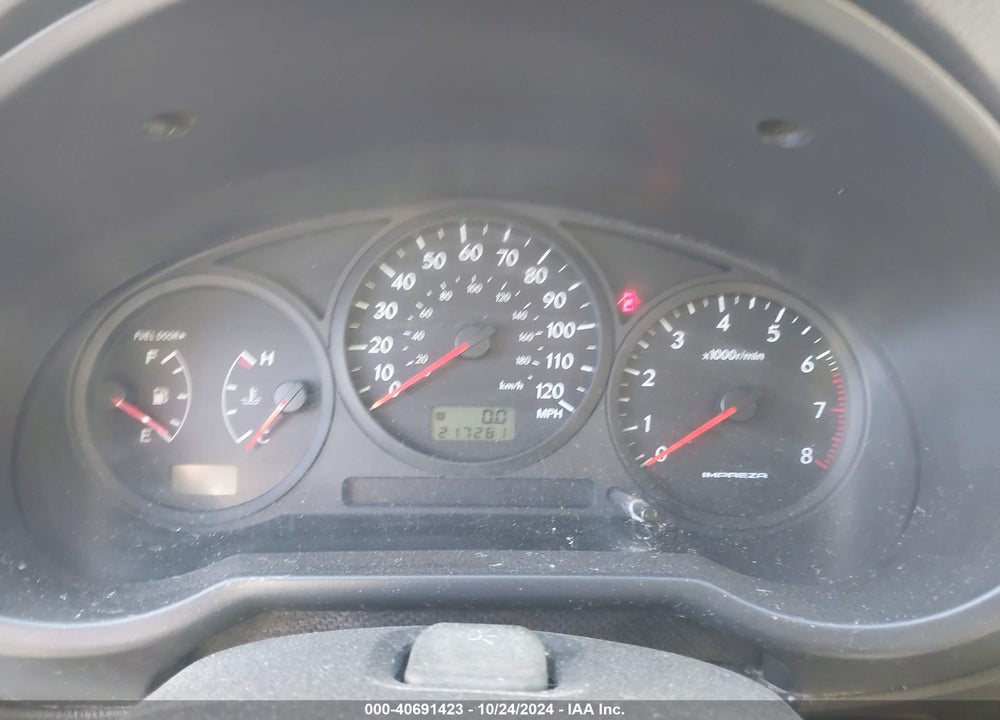 2006 SUBARU IMPREZA 2.5I VIN: JF1GG676X6G821457