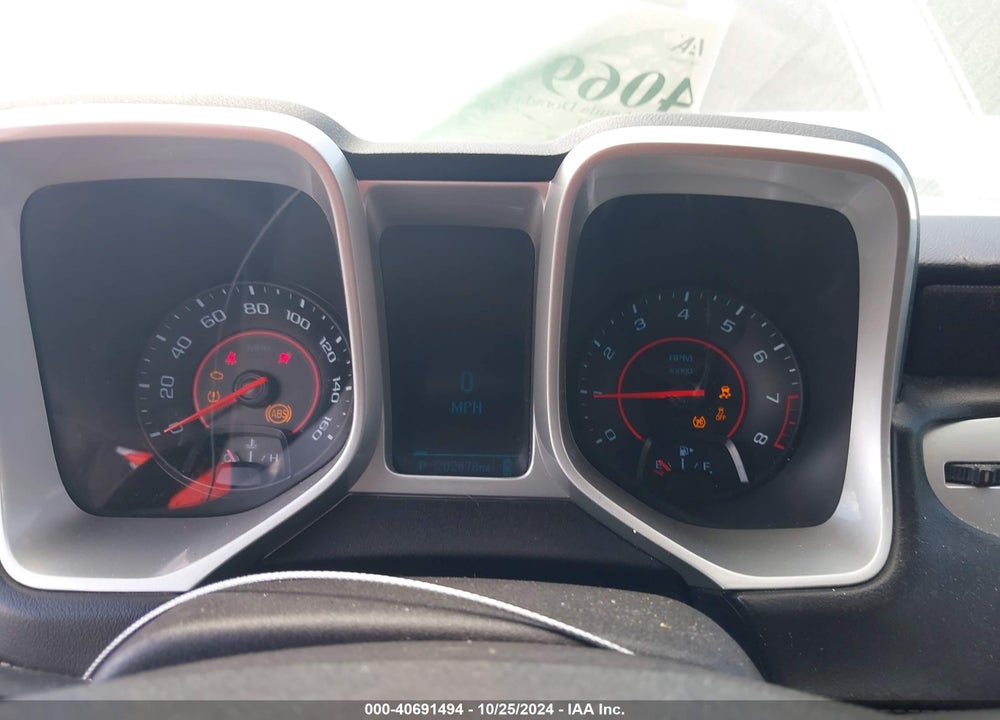 2013 CHEVROLET CAMARO 1LT VIN: 2G1FB1E37D9195404
