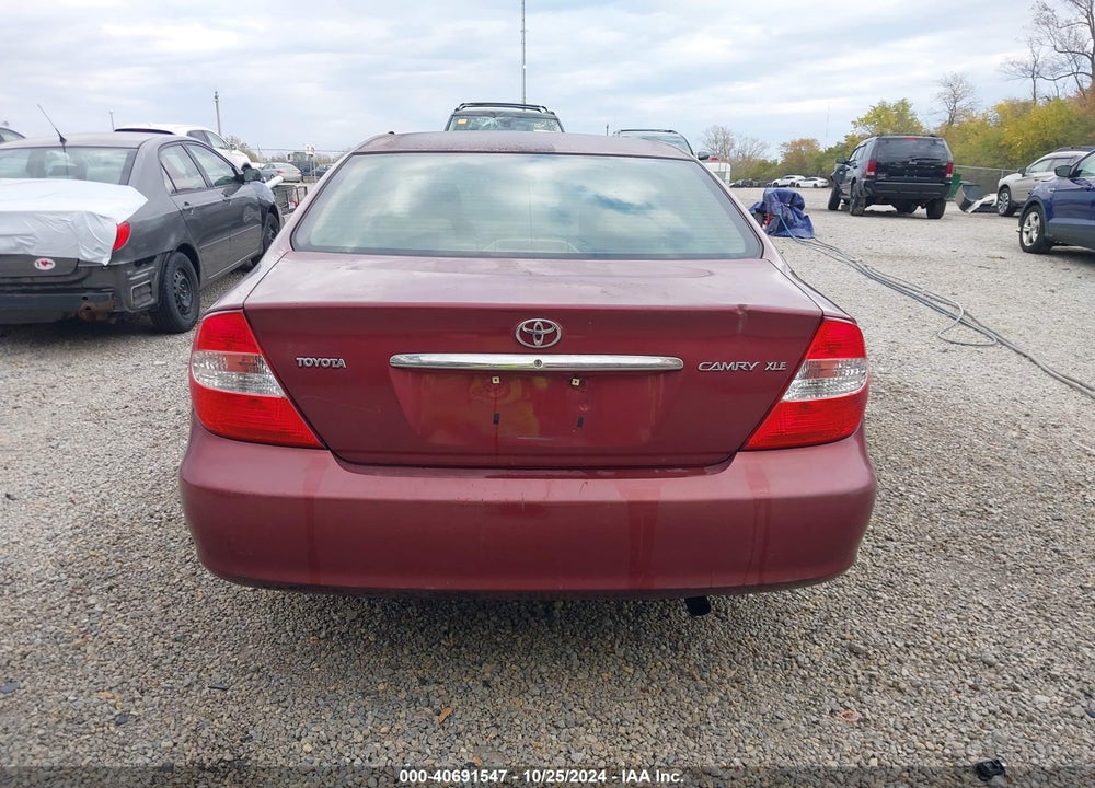 2004 TOYOTA CAMRY XLE VIN: 4T1BE32K64U363729