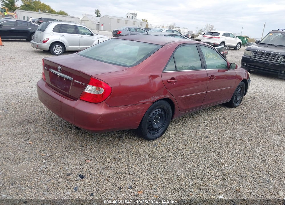 2004 TOYOTA CAMRY XLE VIN: 4T1BE32K64U363729