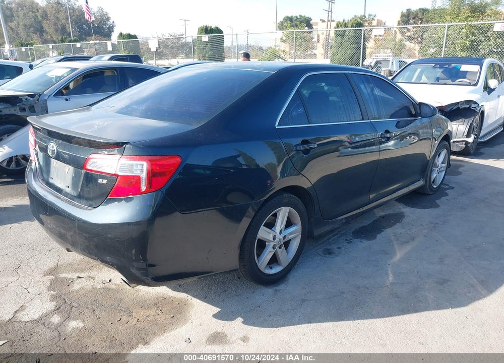 2012 TOYOTA CAMRY SE VIN: 4T1BF1FK5CU587780