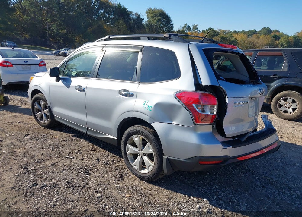 2015 SUBARU FORESTER 2.5I PREMIUM VIN: JF2SJADC5FH835474