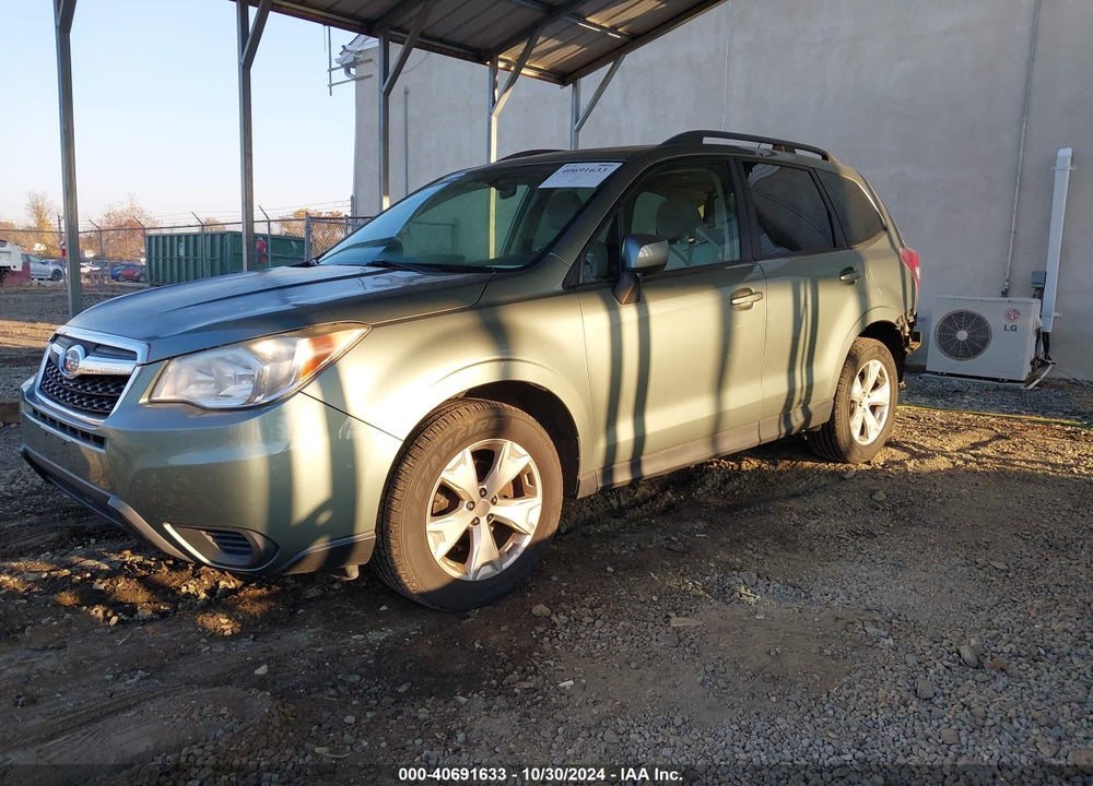 2014 SUBARU FORESTER 2.5I PREMIUM VIN: JF2SJADC9EH525200