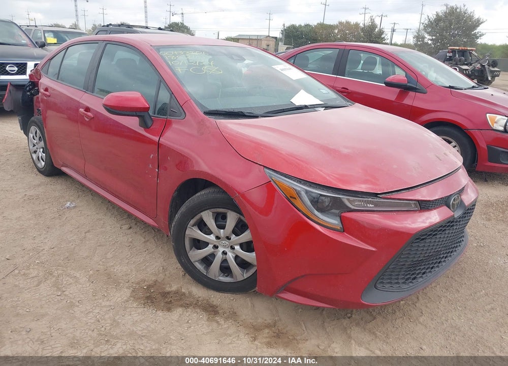 2021 TOYOTA COROLLA LE VIN: 5YFEPMAE3MP185210