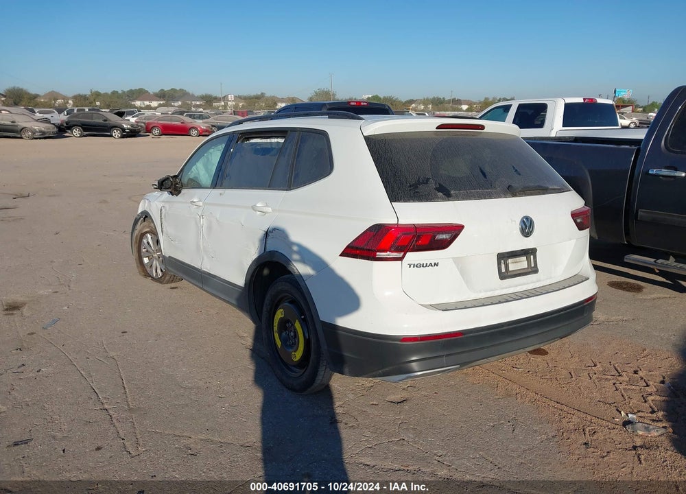 2019 VOLKSWAGEN TIGUAN 2.0T S VIN: 3VV1B7AX4KM142808
