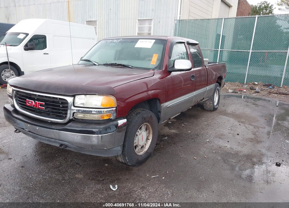 2000 GMC SIERRA 1500 SLE VIN: 2GTEK19T0Y1195682